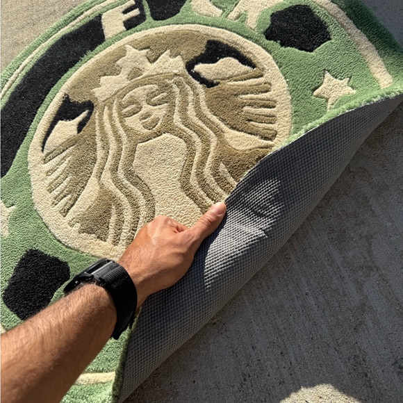 Starbucks F*CK OFF Rug - Picture 2 of 5